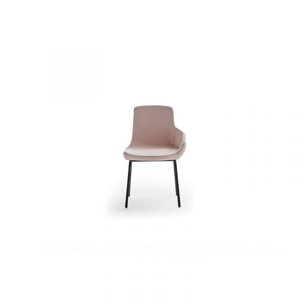 Ego - asymetrická židle navržená pro pohodlí při práci s tabletem
